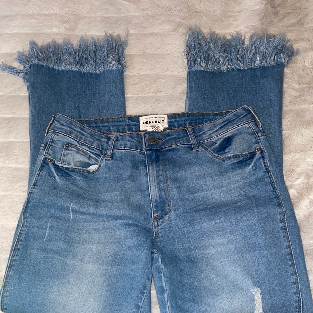 Fringe jeans